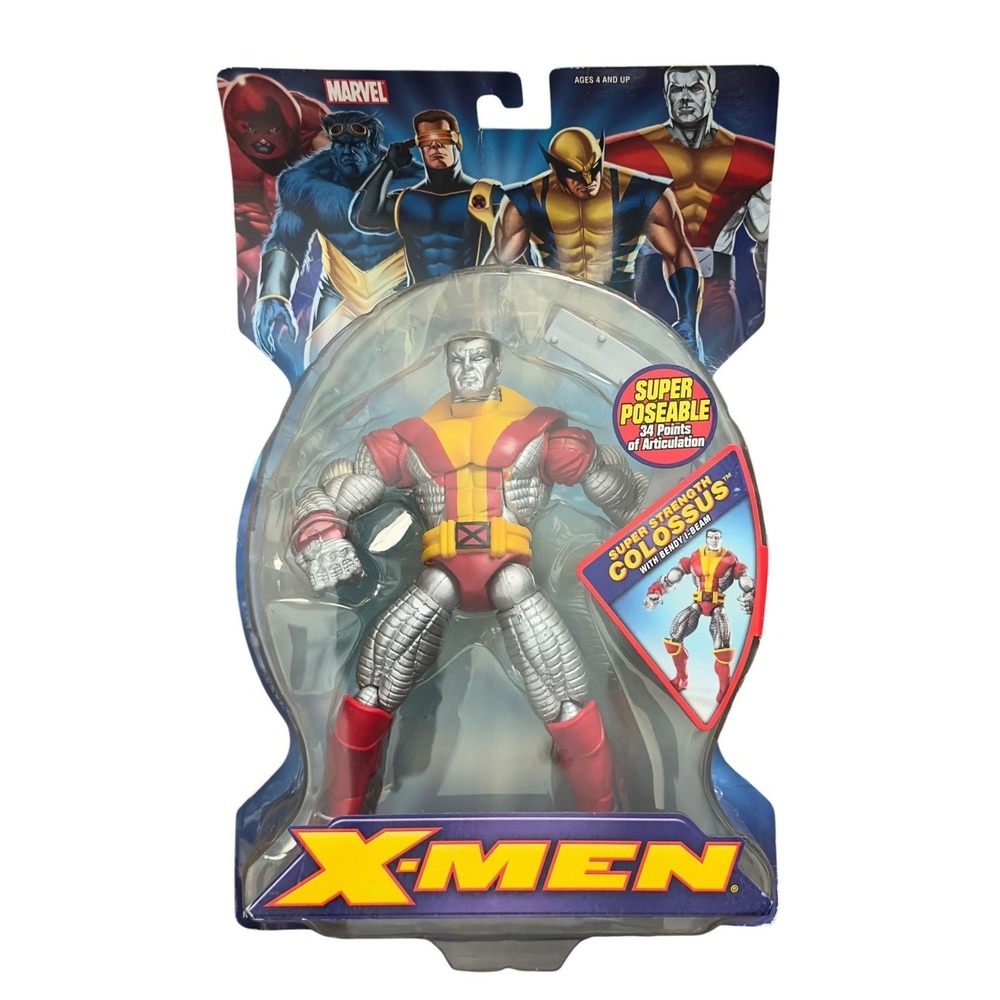 Vintage 2006 Biz X-Men Classics Colossus‎ 6" Action Figure Super Strength READ
